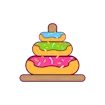 Donuts of Hanoi