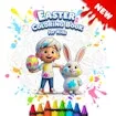 Easter Coloring Book for Kids