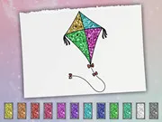 Glitter Toys Coloring Book