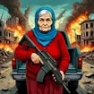 Grandma with Machine-Gun Apocalypsis